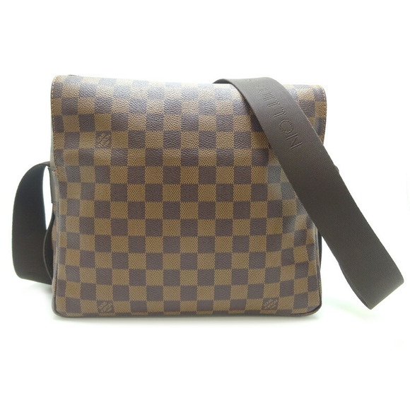 Louis Vuitton Shoulder Bag Brown Damier Naviglio - Picture 1 of 8